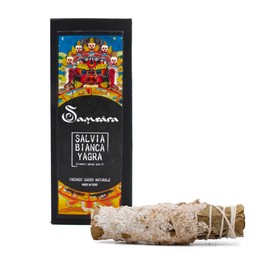 Samsara Smudge White Sage Yagra - Natural Sacred Incense in Leaves