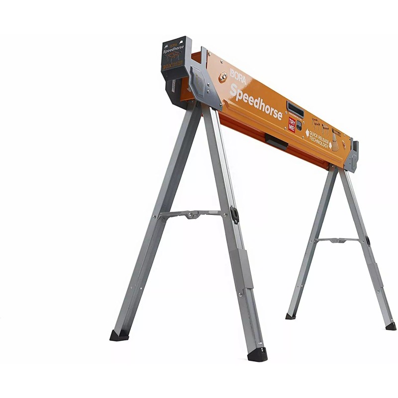 Bora Portamate Speedhorse Sawhorse - Single Piece Table Stand with