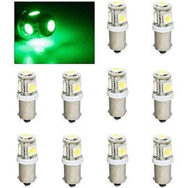 Octane Lighting (10 Green 5-Led Dash Indicator Instrument Panel Cluster Gauges Light Bulbs #57