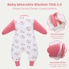 Baby Sleep Sack With Split Leg and Removable Sleeves -