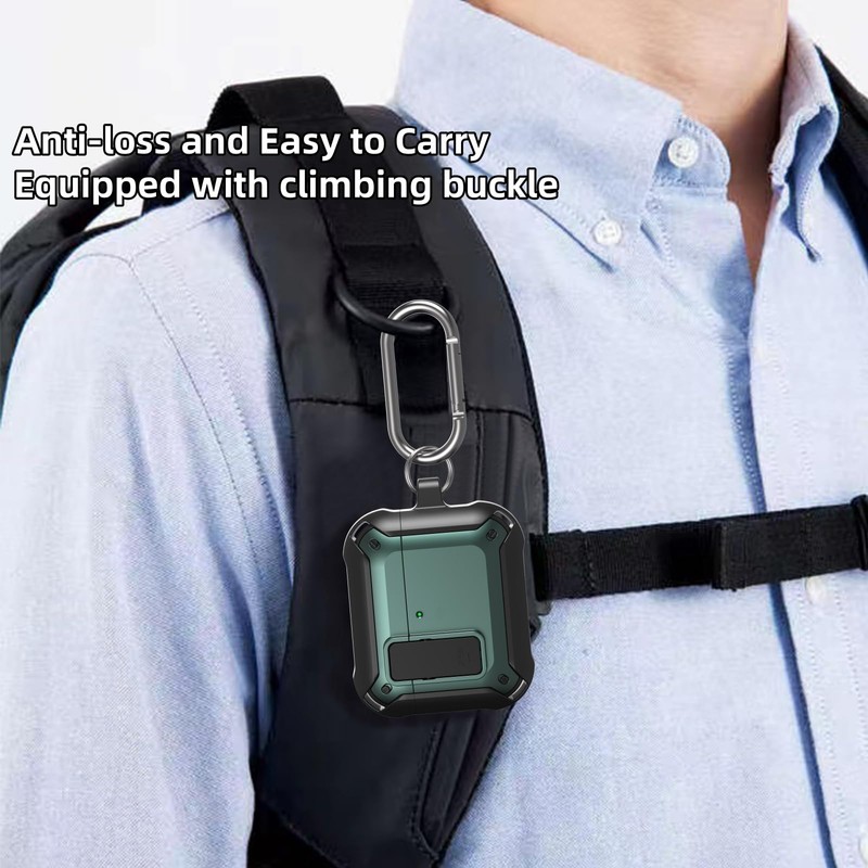 [3 in 1] TSVSXS Lock Case Compatible with AirPods 4