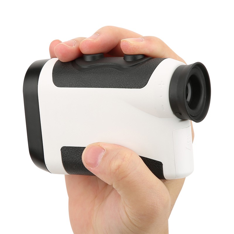 Rangefinders Handheld Diastimeter Monocular Telescope High Precision 600M Black+White
