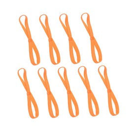 Mikinona 9pcs Stretchy Non Slip Running Headband for Sports Yoga and Dance Unisex Hair Accessories Orange Yellow Comfortable and Durable Athletic Hair Band