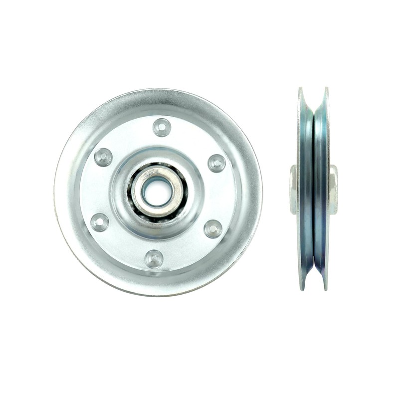 QWORK 4 Pack 3" Heavy Duty Garage Door Pulley Kits,