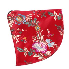 muge racing Car Gear Shift Boot Lever Knob Cover, Traditional-Chinese Style Durable Canvas Shift Knob Collars for Universal Car(Red Flower)