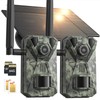 DEATTI Solar Powered Wireless Trail Camera with 2K Video, 64GB
