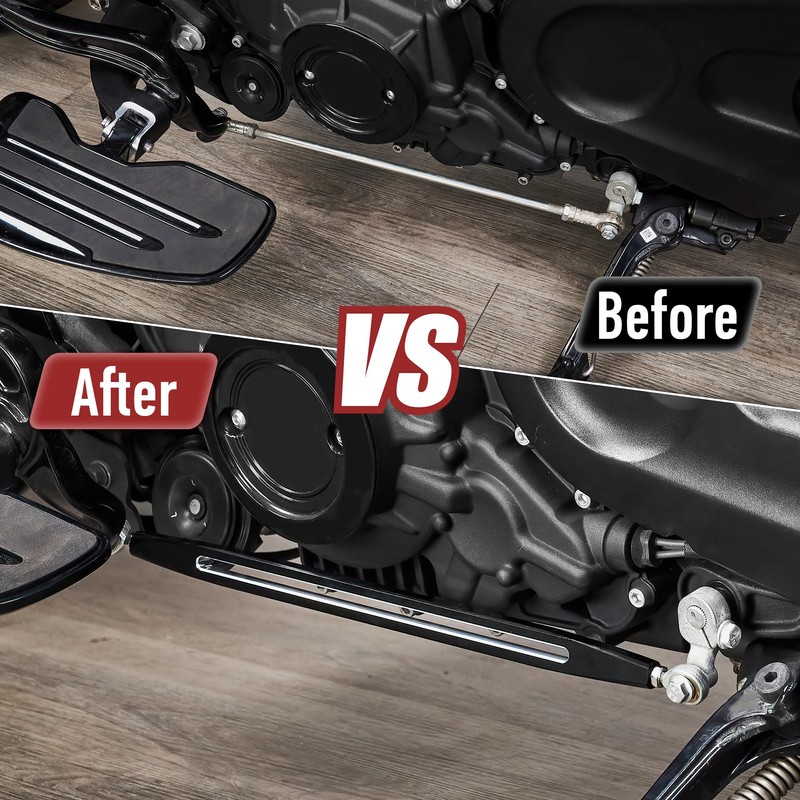 Motofunder Black Shift Linkage for Indian Scouts, Hussar Bobber, and