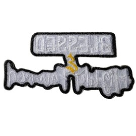 PATCHPARTYCLUB Blessed & Highly Favored-1 Pc, Size 3 Iron on Embroidered Patch, Style up with Trendy Iron on Patches,Attractive Vintage Patch for Cloths and Accessories