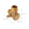 ULTECHNOVO Air Valve Copper Check Valve for Air Compressors Backflow