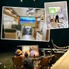 Foldable Projector Screen 70 inch with Lightweight Telescopic Pole Frame
