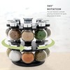 Kamenstein 16 Jar Ellington Revolving Countertop Spice Rack with Lift