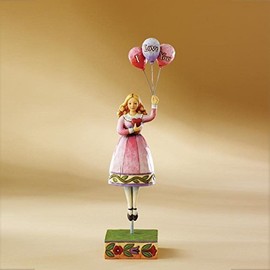Enesco Jim Shore "I Love You" Girl with Balloons Figurine