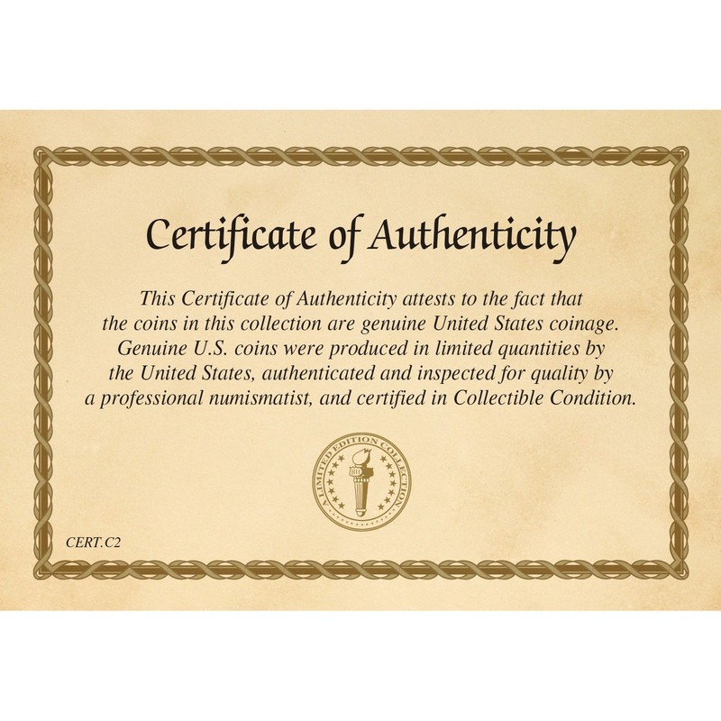 American Coin Treasures Strange But True Framed Coin Collection -