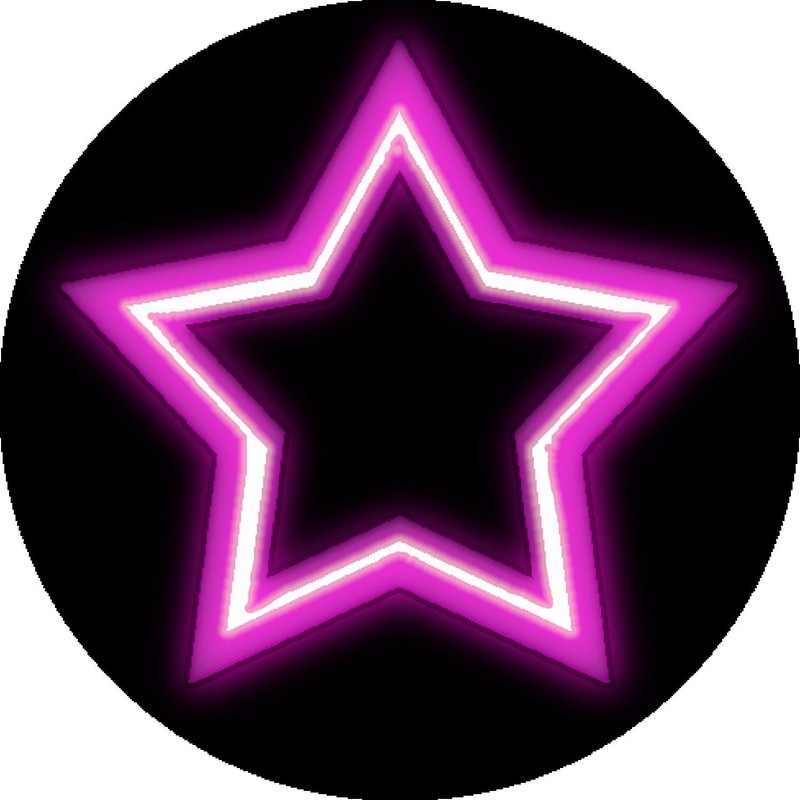 144 Reward Stickers 30mm Neon Stars for Teacher, Parent, Party