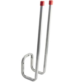 Gedotec Wall Boot Holder, Shoe Holder for Wall Mounting, Galvanised Steel, Height 400 mm, Wall Hook Boot Holder for Shoes and Tools, 1 Piece, Device Holder, Garage for Screwing