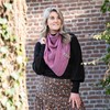 Knit Factory - Liv Triangle Shawl - jeans colour