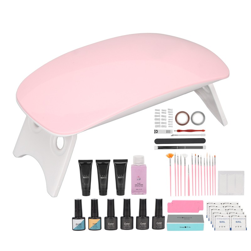 Nail Art Curing Lamp Base Top Coat Prevent Stick Water