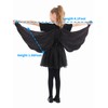 Seasons Angel Cape Wings for Girls, One Size (Black)