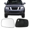 Driver Side Mirror Glass for Nissan Frontier 2005-2021,Pathfinder 2005-2012,Xterra 2005-2015,Backing