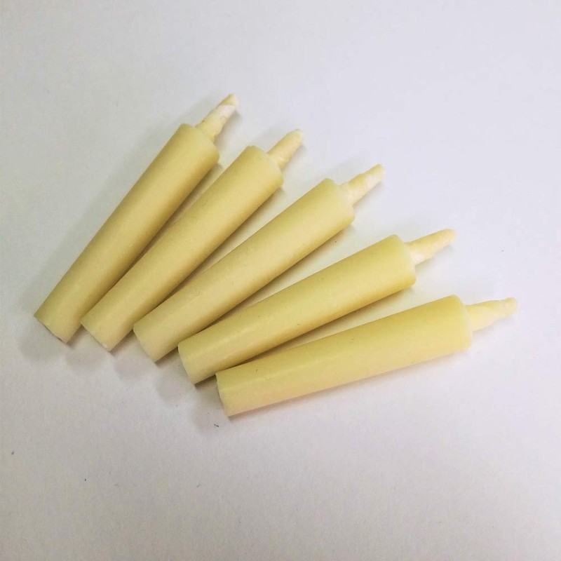 【小池ろうそく店】和ろうそく 小さい 【豆ろうそく白】 5cm 24本入 植物性ロウ