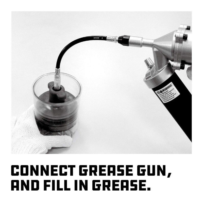 Powerbuilt Deluxe Portable Bearing Packer, Grease Gun Attachment, Auto Specialty