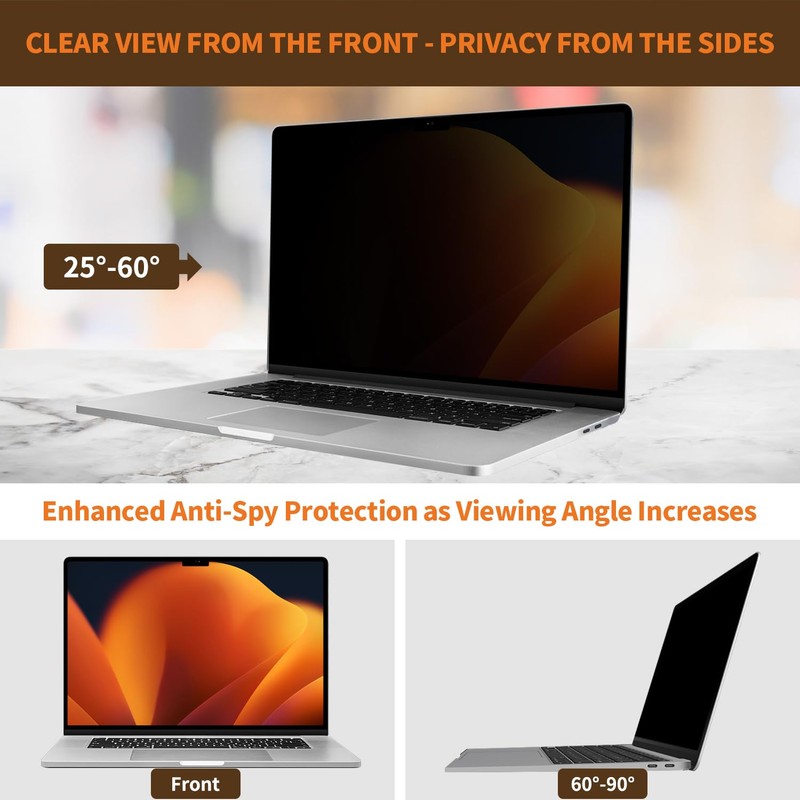 BSPROTE Privacy Screen for MacBook Air 13.6 & 13 Inch