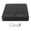 Coffee Scale USB Charging Auto Zero Clearing High Accuracy LED
