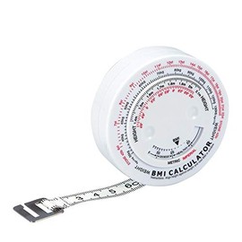 Fat Measurement Tape, BMI Retractable Measuring Tape for Accurate Waist Body Mass Index Measurement, Body Tape Measure with BMI Calculator