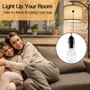OUTON A19 LED Light Bulb with Remote Control, Efficient 9W