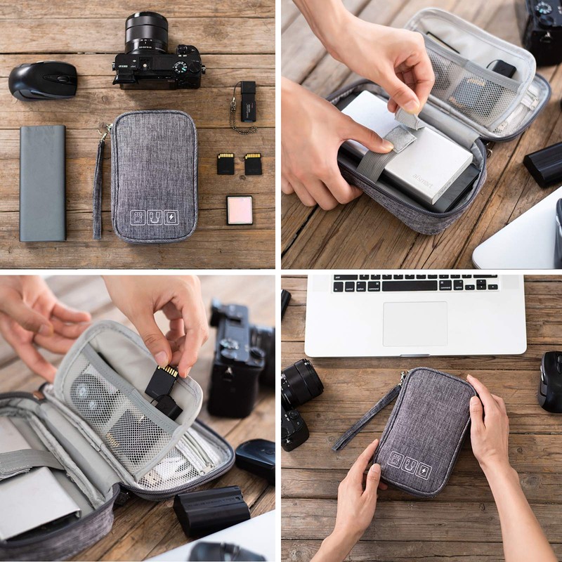 Electronic Organizer Cable Case,Travel Portable Cable Organizer Case,Electronic Accessories Storage