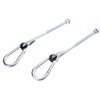 Aqbau Set of 2 Swing Hooks M10 Carabiner Hook Swing