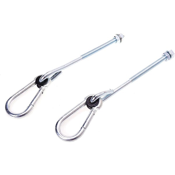 Aqbau Set of 2 Swing Hooks M10 Carabiner Hook Swing