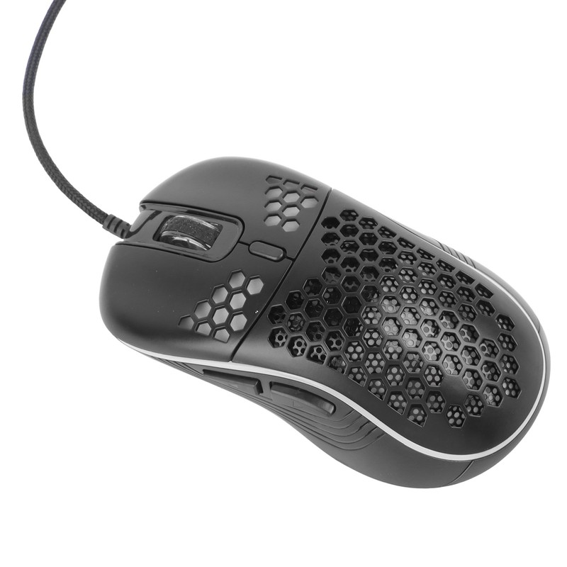 Wired Mouse Lightweight Hollow Out Ergonomic Optical Sensor USB Computer
