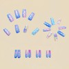 NGMATY Colorful Gradient Press on Nails Medium Square - Glossy
