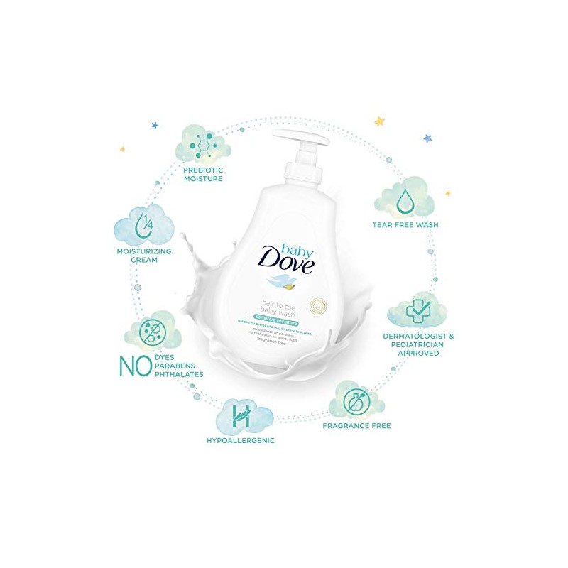 Dove - Baby Sensitive Moisture Gel - 400ML, White