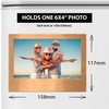 Shot2go Pack of 3 Magnetic Photo Fridge Frames 4x6 Copper