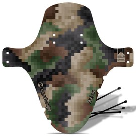 Riesel Design 1x Mudguard - kol:OSS - XL MTB Mudguard with Cable Ties / Stylish MTB Mudguard / Mountain Bike Mudguard as Splash Guard for All Wheel Sizes