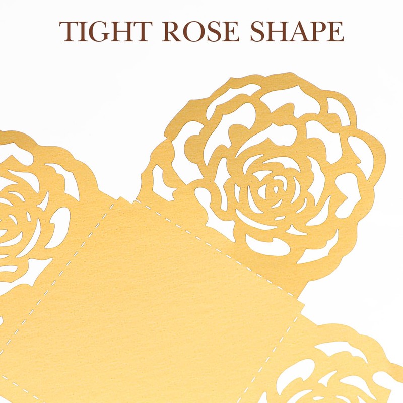 Truffle Wrappers Paper Candy Cups Gold Rose Truffle Cup Dessert