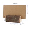 YUENPUN Rustic Wooden Place Card Holders, Wooden Place Card Holders,