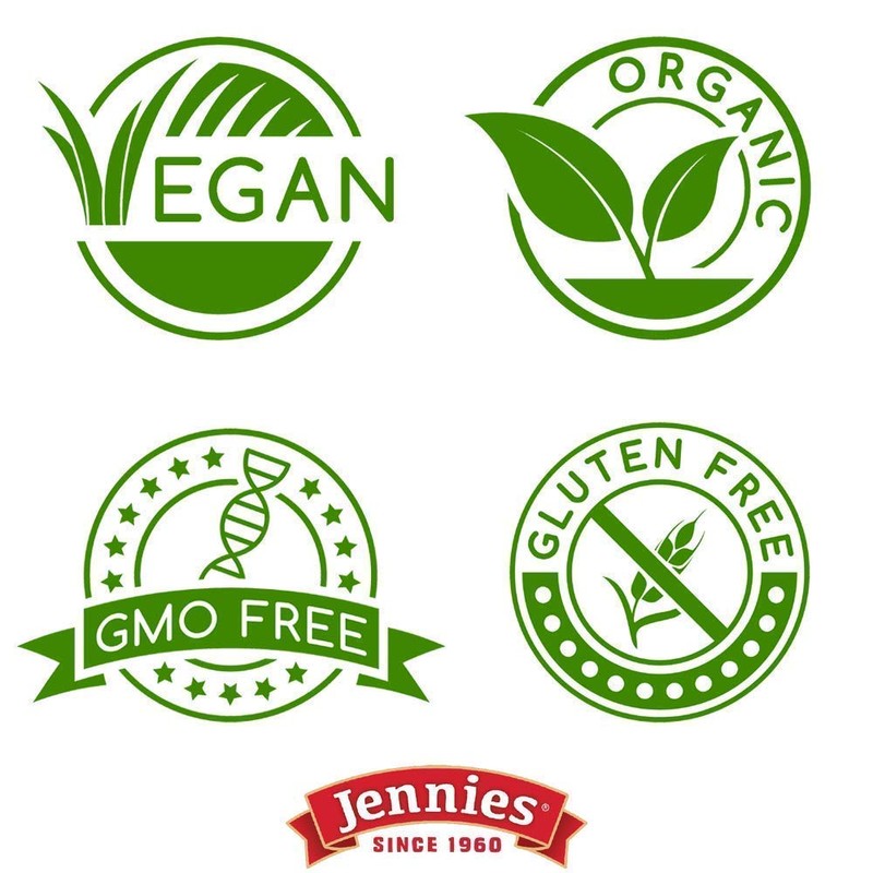 Jennies Organic Coconut Bites with Cranberries, Goji, Chia Seeds, &