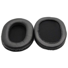 Ear Pads Replacement for Audio Technica ATH-M50 / M50X / M50XBT / M50RD / M40X / M30X / M20X / MSR7 / SX1 Headset by MMOBIEL - Memory Foam and Protein PU Ear Pad Cushions - Earpads Replacement - Black