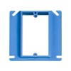 Carlon A411 Outlet Box Cover, Square, Raised, 1 Gang, 4-Inch,