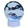 Sand Painting Table Lamp 7 Color 3D Hourglass Table Lamp