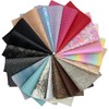 Pack of 20 Faux Leather Sheets 21 x 32 cm