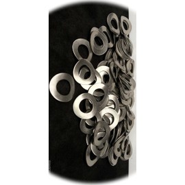 (Qty 25pcs) 1/2" inch Wave/Curved Washers 18-8 Stainless Steel 25pcs Hardware Fastener Kit Set RV4481S