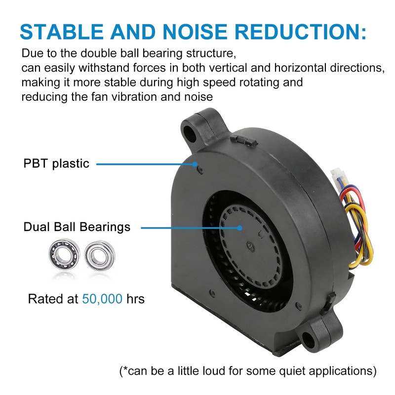 5015 Hotend Cooling Fan for Bamboo Lab X1 X1C -