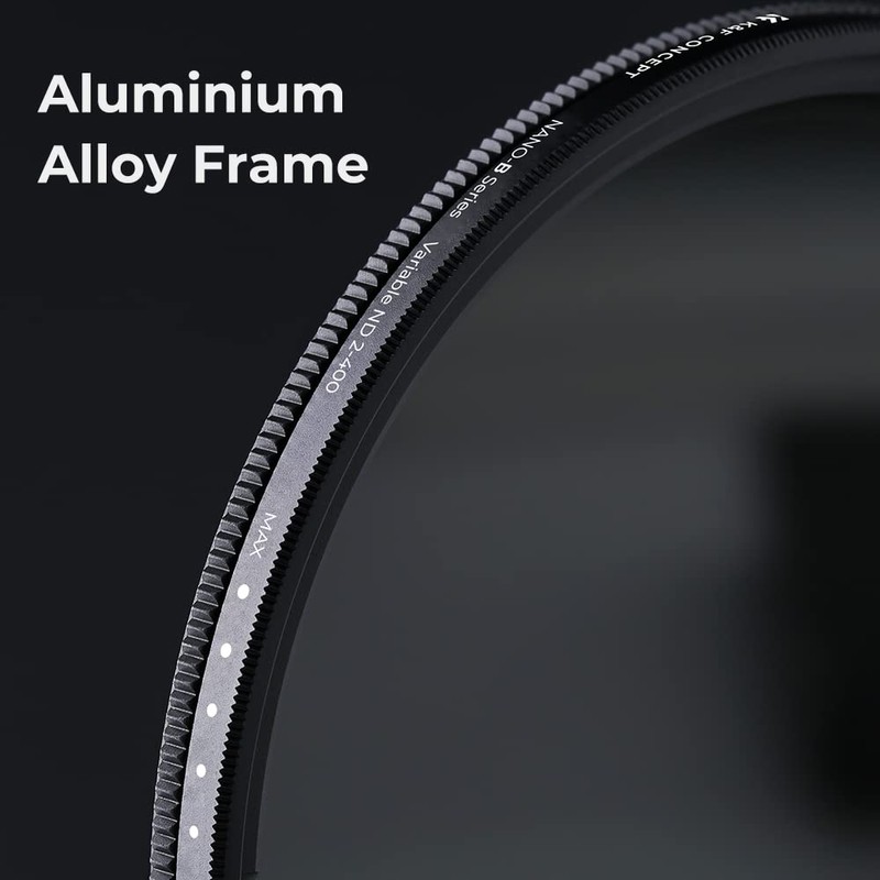 K&F Concept 43mm Variable ND2-ND400 Lens Filter Slim Neutral Density