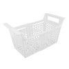 Freezer Basket Expandable Freezer Storage Basket Plastic Strong Load Bearing