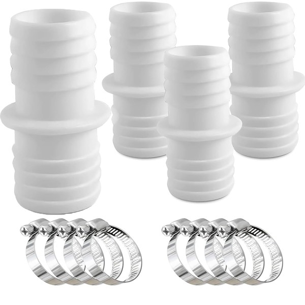 4 pieces pool hose connector, 38 mm, hose connector 38
