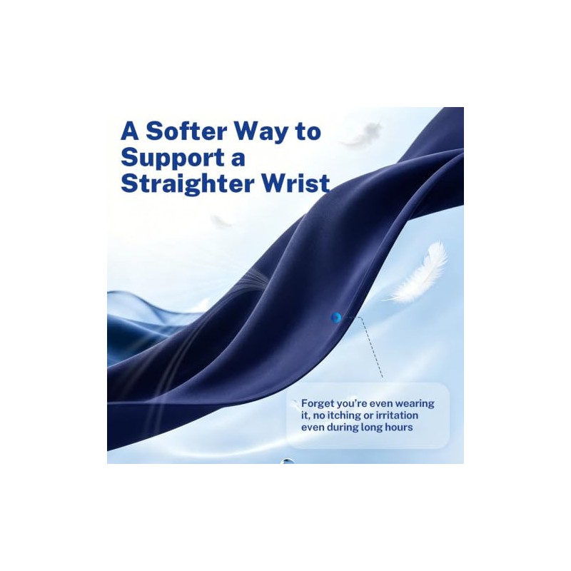 Fitomo Breathable Wrist Support Strap for Mild Carpal Tunnel All